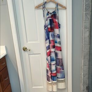 Sachin + Babi Multicolor Halter Maxi Dress